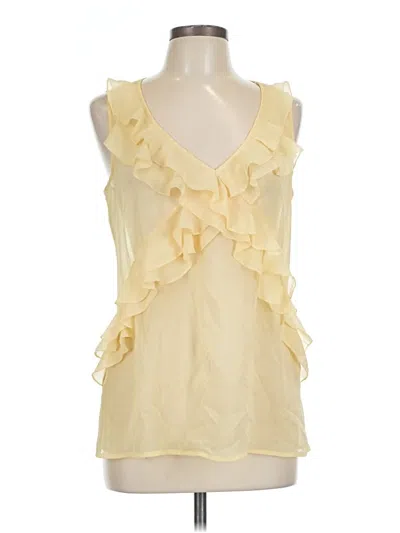 Pre-owned Maurices Sleeveless Blouse In Yellow