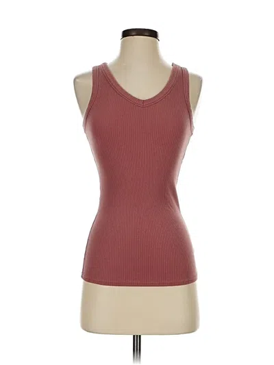 Pre-owned Maurices Sleeveless T-shirt In Burgundy