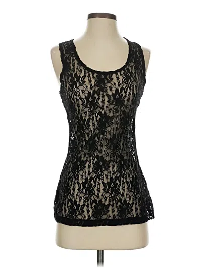 Pre-owned Maurices Sleeveless Top Black Scoop Neck Tops