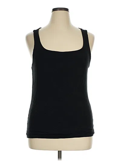 Pre-owned Maurices Sleeveless Top Black Scoop Neck Tops