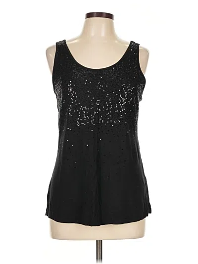 Pre-owned Maurices Sleeveless Top Black Scoop Neck Tops