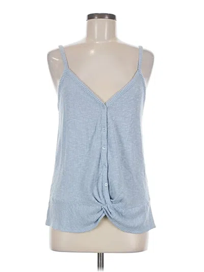 Pre-owned Maurices Sleeveless Top Blue Halter Neckline Tops