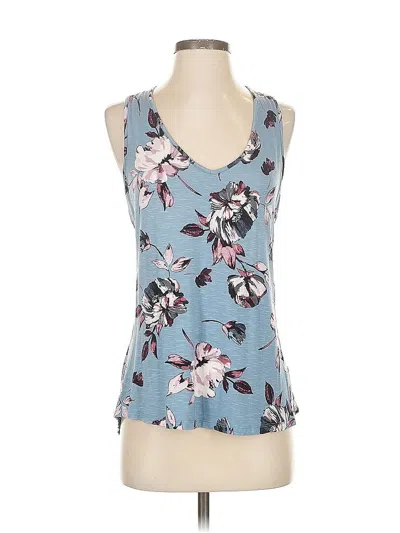 Pre-owned Maurices Sleeveless Top Blue Plunge Neckline Tops