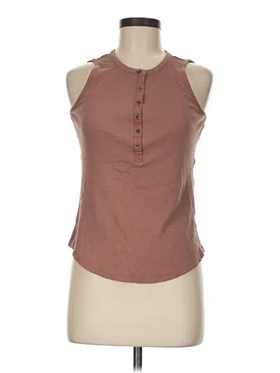 Pre-owned Maurices Sleeveless Top Brown Halter Neckline Tops