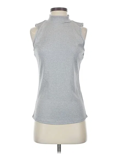 Pre-owned Maurices Sleeveless Top Gray Halter Neckline Tops