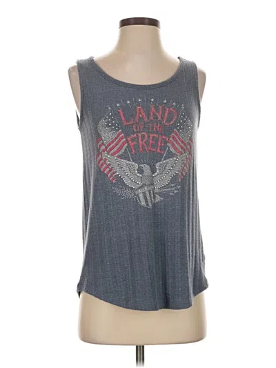 Pre-owned Maurices Sleeveless Top Gray Scoop Neck Tops