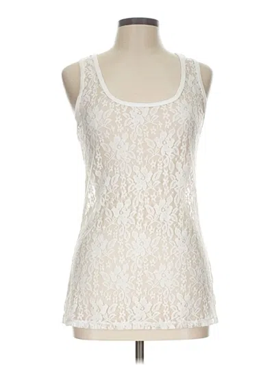 Pre-owned Maurices Sleeveless Top Ivory Scoop Neck Tops