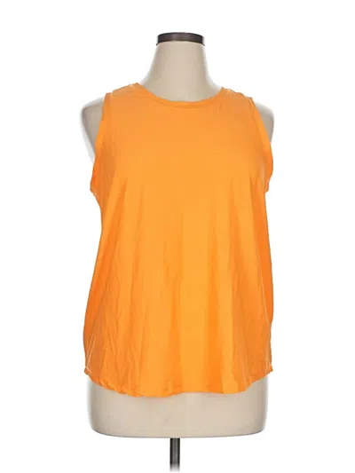 Pre-owned Maurices Sleeveless Top Orange Halter Neckline Tops