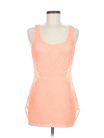 Pre-owned Maurices Sleeveless Top Pink Halter Neckline Tops
