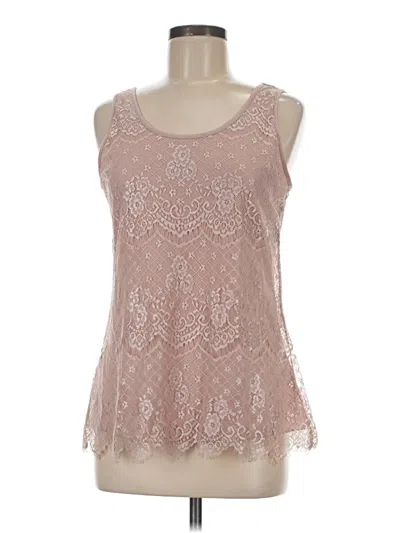 Pre-owned Maurices Sleeveless Top Pink Scoop Neck Tops