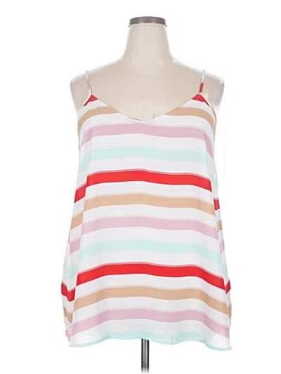 Pre-owned Maurices Sleeveless Top Pink Scoop Neck Tops