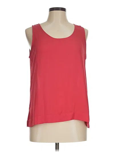 Pre-owned Maurices Sleeveless Top Red Scoop Neck Tops