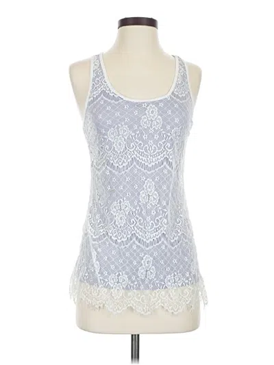Pre-owned Maurices Sleeveless Top Silver Halter Neckline Tops