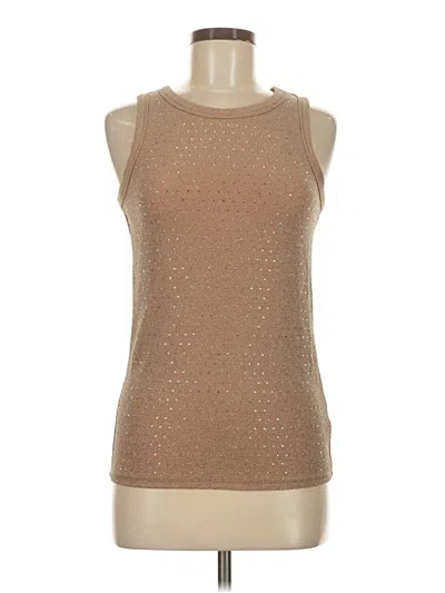 Pre-owned Maurices Sleeveless Top Tan Boatneck Tops