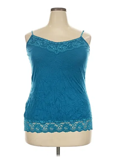 Pre-owned Maurices Sleeveless Top Teal Sweetheart Neckline Tops