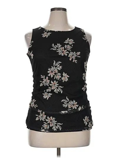 Pre-owned Maurices Sleeveless T-shirt In Black