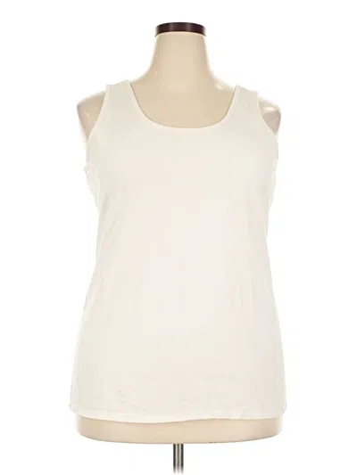 Pre-owned Maurices Sleeveless T-shirt In Ivory