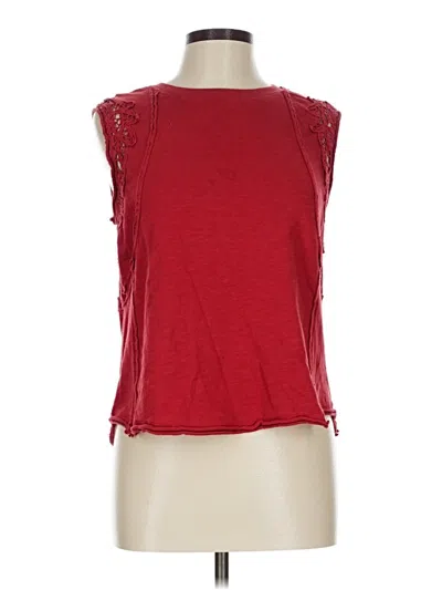 Pre-owned Maurices Sleeveless T-shirt In Red