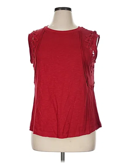 Pre-owned Maurices Sleeveless T-shirt In Red