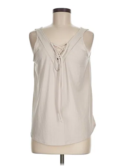 Pre-owned Maurices Sleeveless T-shirt In White