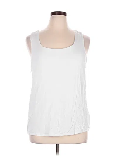 Pre-owned Maurices Sleeveless T-shirt In White