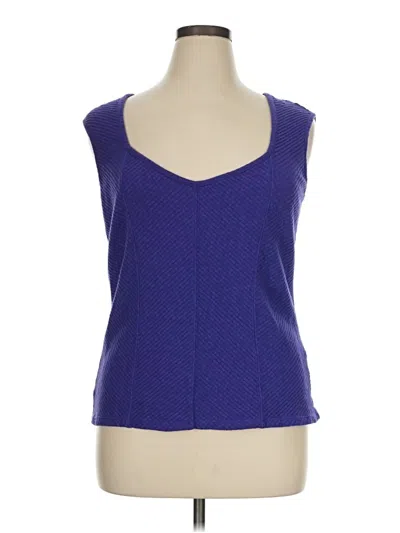 Pre-owned Maurices Sweater Vest In Purple