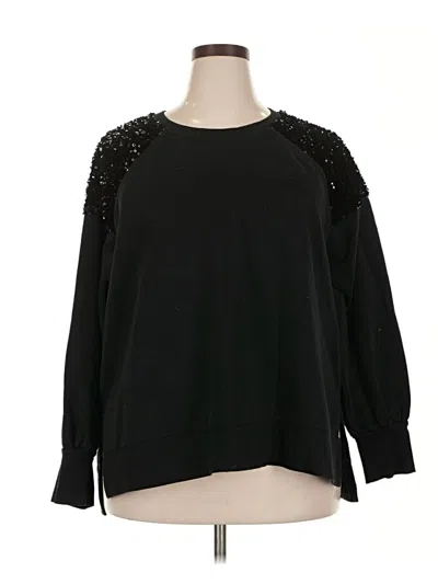 Pre-owned Maurices Sweatshirt In Black