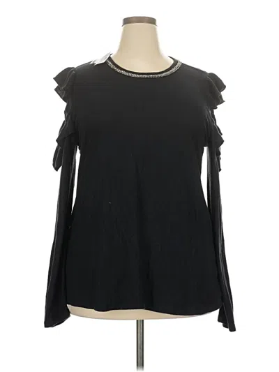 Pre-owned Maurices Sweatshirt In Black
