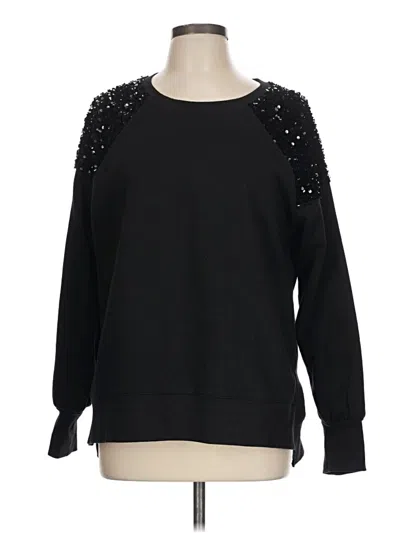 Pre-owned Maurices Sweatshirt In Black
