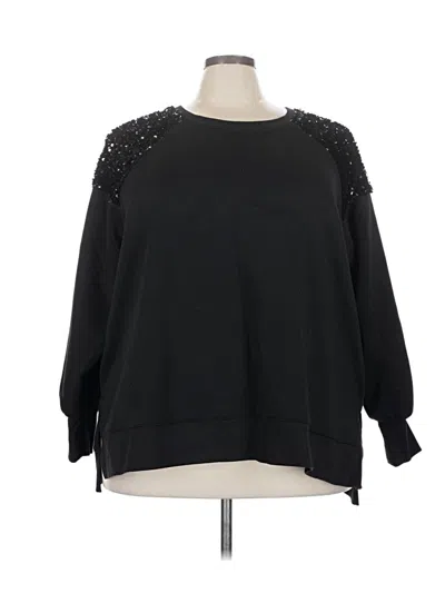 Pre-owned Maurices Sweatshirt In Black