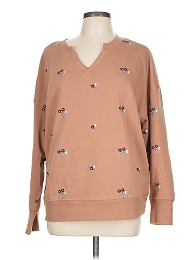 Pre-owned Maurices Sweatshirt In Brown