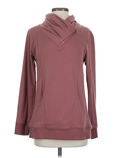 Pre-owned Maurices Sweatshirt In Burgundy