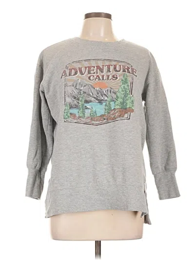 Pre-owned Maurices Sweatshirt In Gray