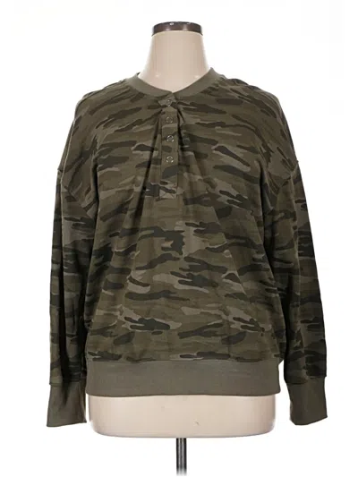 Pre-owned Maurices Sweatshirt In Green