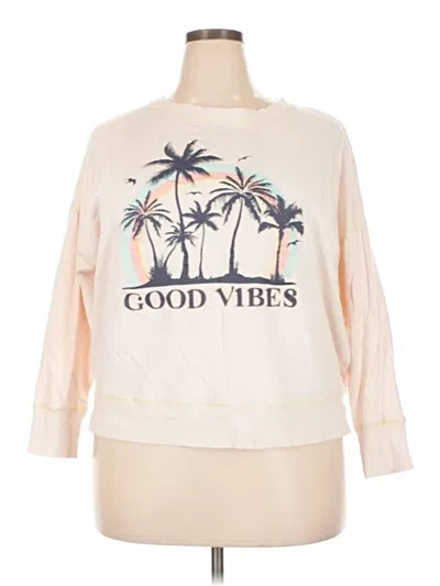 Pre-owned Maurices Sweatshirt In Ivory