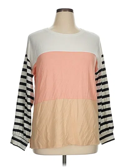 Pre-owned Maurices Sweatshirt In Pink