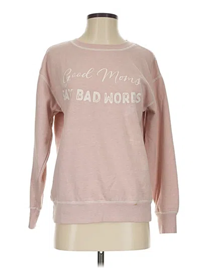 Pre-owned Maurices Sweatshirt In Pink