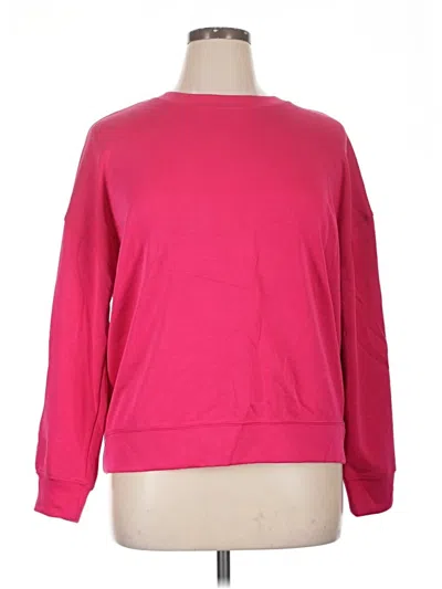 Pre-owned Maurices Sweatshirt In Pink