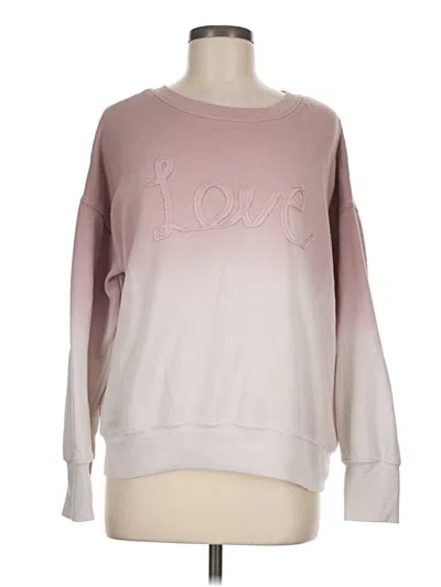 Pre-owned Maurices Sweatshirt In Pink