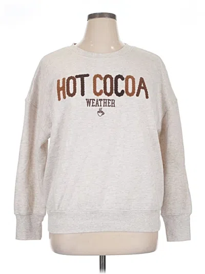 Pre-owned Maurices Sweatshirt In Silver