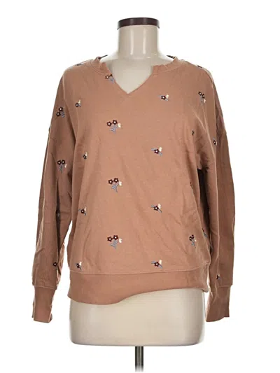 Pre-owned Maurices Sweatshirt In Tan