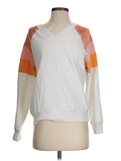 Pre-owned Maurices Sweatshirt In White