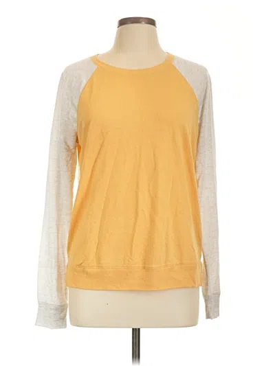 Pre-owned Maurices Sweatshirt In Yellow