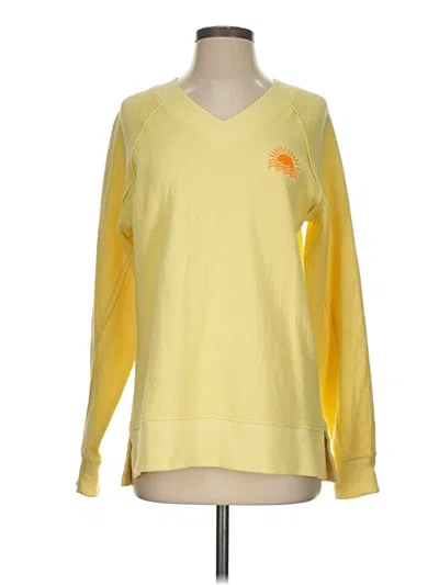 Pre-owned Maurices Sweatshirt In Yellow