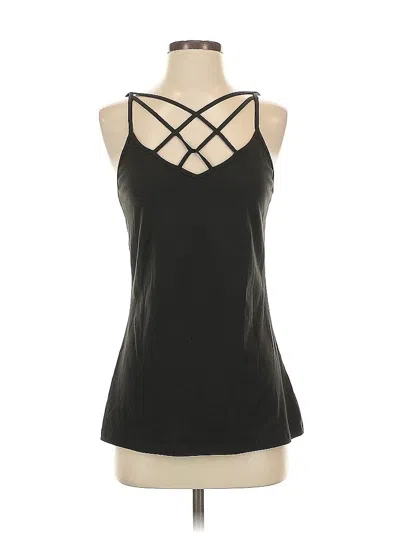 Pre-owned Maurices Tank Top Black Halter Neckline Tops