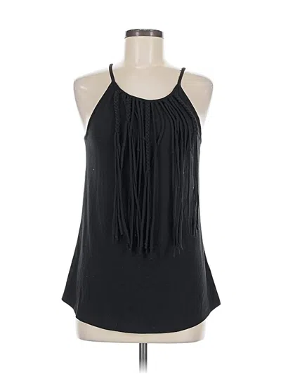Pre-owned Maurices Tank Top Black Halter Neckline Tops