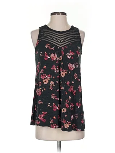 Pre-owned Maurices Tank Top Black Halter Neckline Tops