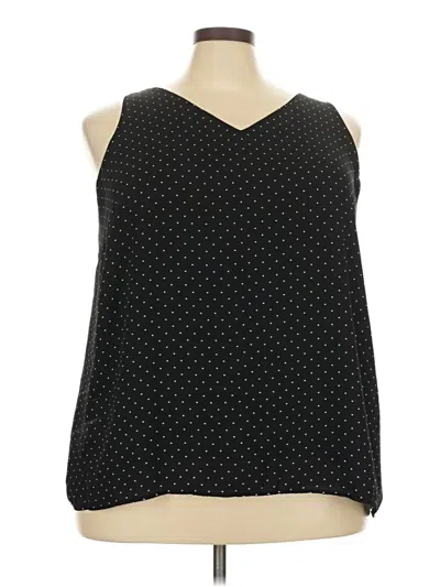 Pre-owned Maurices Tank Top Black Halter Neckline Tops