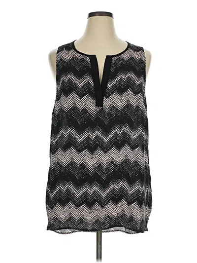 Pre-owned Maurices Tank Top Black Halter Neckline Tops