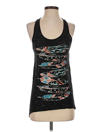 Pre-owned Maurices Tank Top Black Halter Neckline Tops
